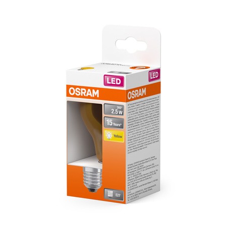 LED žárovka A60 E27 2,5W = 23W 235lm 2200K Warm 300° STAR DECOR CLASSIC Osram
