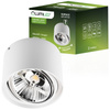 Povrchová montáž HALOGEN SPOT TUBA Movable GU10 AR111 Round White 100mm TELES LUMILED