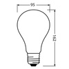 LED žárovka A95 E27 24W = 200W 3452lm 2700K teplá bílá FILAMENT LEDVANCE
