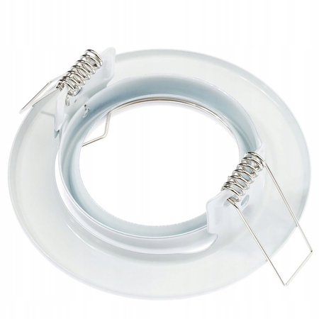 Halogenová Podhledové svítidlo GU10, MR16 Nastavitelná Kulatá Bílý Plech AURELI LUMILED