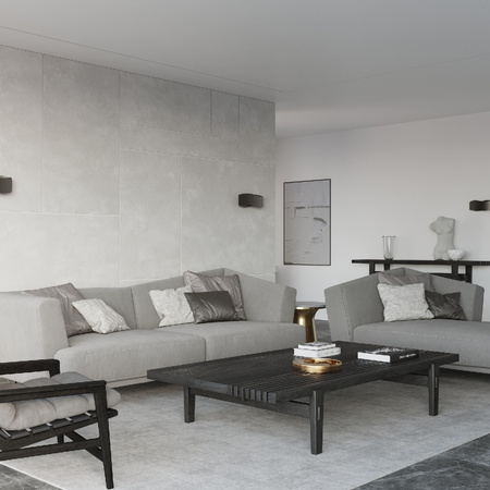 LED TILA G9 Nástěnné svítidlo Nástěnné svítidlo 30cm černé SOLLUX