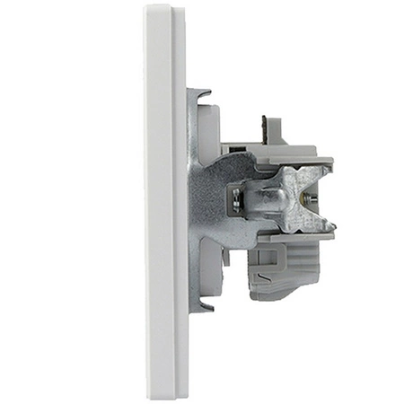 Jednozásuvka 2P+PE se žaluziemi a rámem SCHNEIDER ASFORA