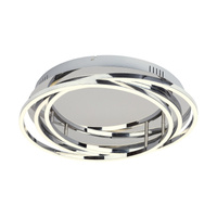 LED stropní svítidlo pro povrchovou montáž 40W 3200lm 4000K stmívatelné chromové moderní Selena Rabalux