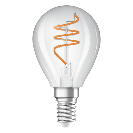 Dekorativní LED žárovka P45 Sphere E14 4,6W = 40W 470lm 2700K teplá bílá CRI90 300° Filament Dimmable Vintage 1906 Osram