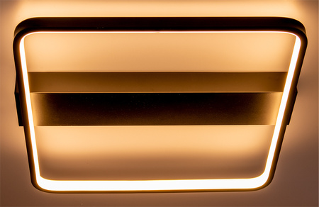 Stropní svítidlo LED Galax 40W černé + dálkové ovládání