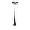Zahradní lampa Lucerna 3xE27 vysoká 199CM černá VT-740 V-TAC