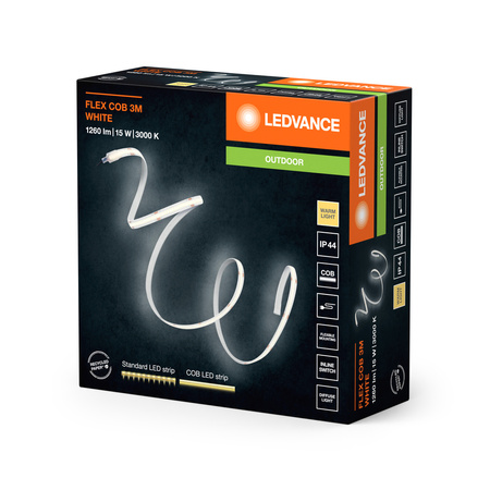 Venkovní LED pásek COB 15W 1100lm 3000K IP44 White COB Strips Ledvance