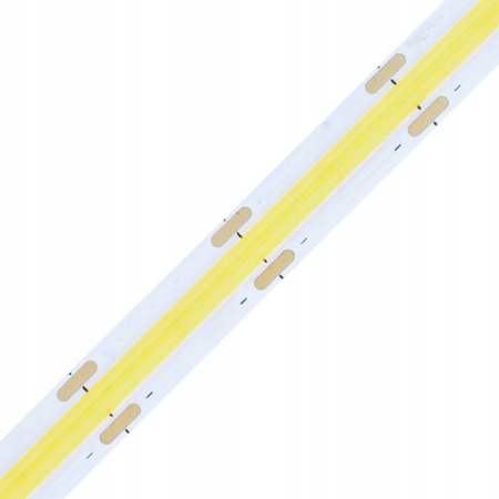 LED pásek COB 24V 45W 2400LED NEON Studená bílá 8mm 5m