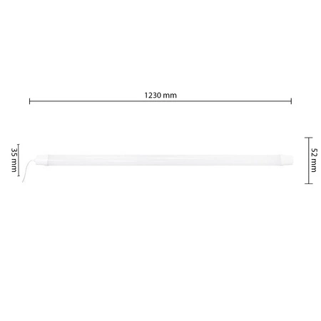 Lineární svítidlo LED 36W 3820lm 6500K studená 120° bílá IP65 Masterled