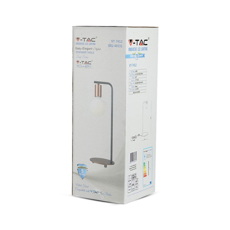 E27 Měděná stolní lampa VT-7412 V-TAC