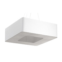 LED závěsné stropní svítidlo URANO 8xE27 Lustr 60cm bílý SOLLUX