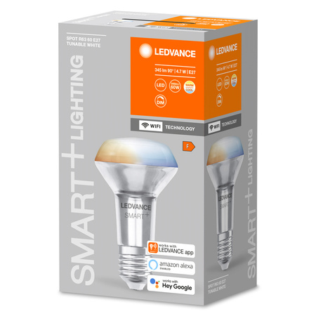 LED žárovka E27 R63 4,7W = 40W 345lm CCT 45° LEDVANCE SMART+ WIFI stmívatelná