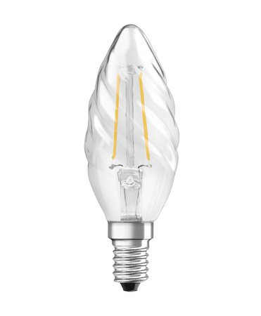 LED žárovka BW35 svíčka E14 2,8W = 25W 250lm 2700K teplá bílá 300° Dimmable Retrofit Filament CLASSIC Osram