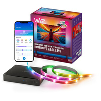 Inteligentní RGBIC LED pásek pro 55"-65" monitor TV s HDMI Sync Box Wi-Fi WiZ