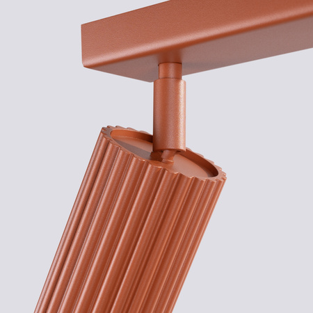 Bodové reflektorové stropní svítidlo Tuba 4x GU10 Ochre Red Carbon Deep Space SL.1641 Sollux