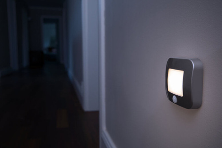 Nightlux Hall LED noční lampa Silver 0.25W 14lm 4000K IP54 Ledvance Pohybový senzor