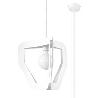 LED TRES E27 závěsné stropní svítidlo bílé SOLLUX