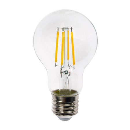 LED žárovka E27 A60 4W = 40W 450lm 3000K Teplá bílá 360° vlákno GOLDLUX (Polux)