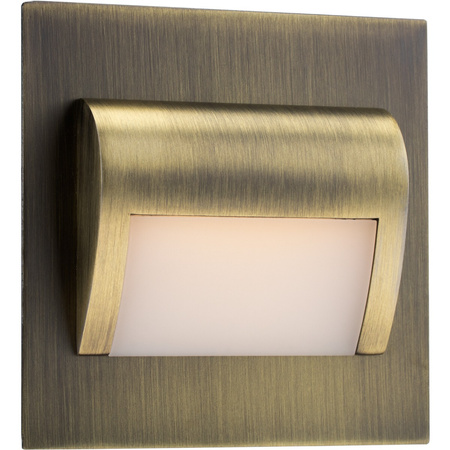 LED svítidlo na schodiště 1.2W Teplá bílá mosaz DECORUS 9 ProVero