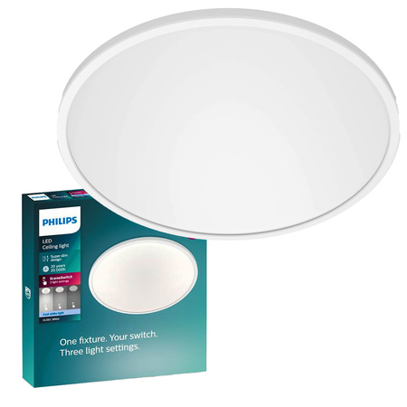 LED stropní svítidlo SUPERSLIM 15W 4000K 25cm stmívatelné bílé PHILIPS