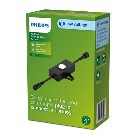 Senzor soumraku a svítání GardenLink 12W 24V IP44 černý PHILIPS