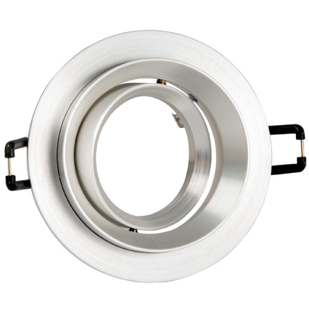 Bodové svítidlo MR16 stříbrné 12 V LIKA Sanico Goldlux pro vestavbu do zdi