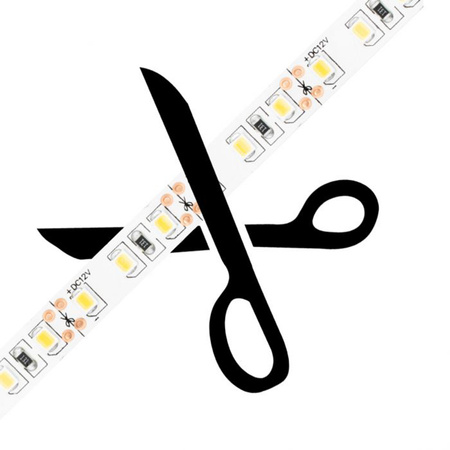 LED pásek 12V 24W 300LED 2835 teplý 8mm 5m ECOLIGHT