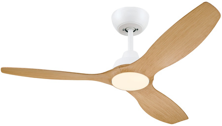 Stropní ventilátor 32W LED stropní svítidlo 24W 2650lm 3000/4300/6500K CCT Brown White + Pilot Olas Philips