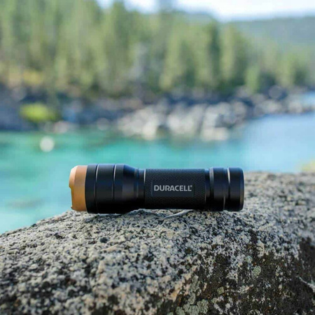 Hliníková LED svítilna ruční taktická baterie 3xAAA 250lm DURACELL