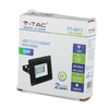 Reflektor LED 10W 850lm IP65 Black Green Light SMD VT-4011-C V-TAC