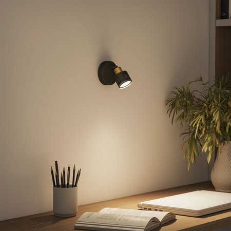 Stropní nástěnné svítidlo GU10 LED Black-Copper Niall Philips