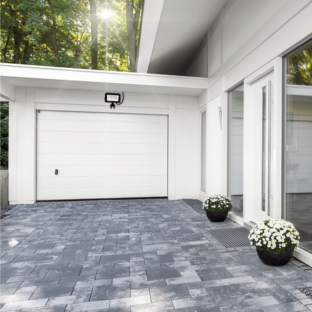 LED reflektor Halogen 30W 2505lm 4000K IP65 Black Motion Sensor MH Kobi