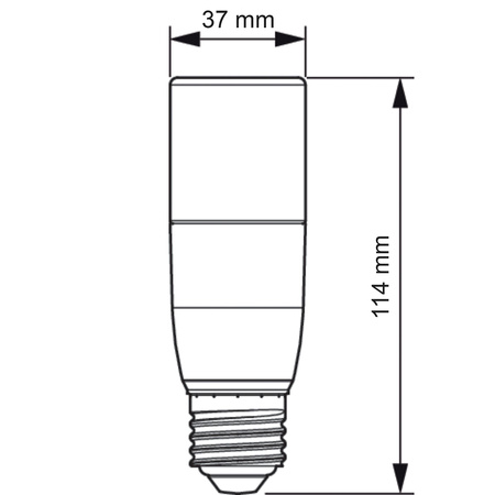 LED žárovka STICK E27 T38 9.5W = 75W 1050lm 4000K Neutrální bila PHILIPS CorePro