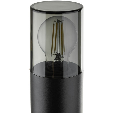 Zahradní lampa LED Venkovní stožár DENVER E27 IP44 80cm Kulatý