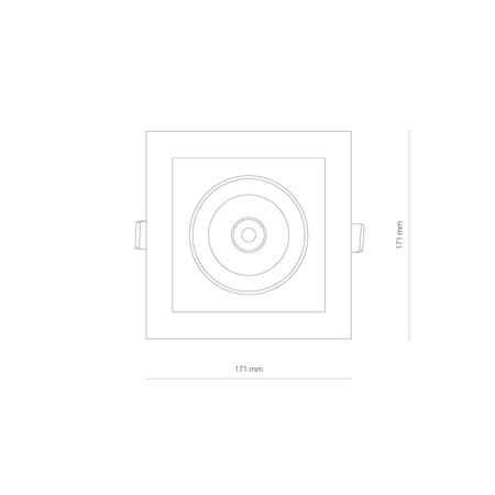 LED 30W 2250lm 3000K teplá bílá CL DIA 8720 Nowodvorski svítidlo pro zapuštěnou montáž