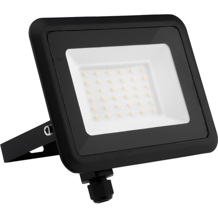 Reflektor LED 30W 2550lm 4000K IP65 Black SOLAS