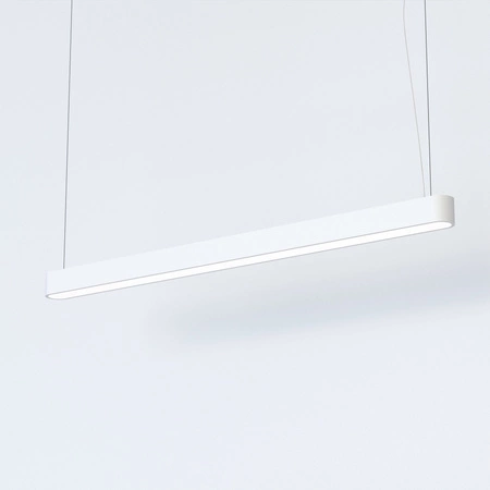 SOFT Závěsné svítidlo 7537 Nowodvorski White 2xLED Tube T8 Ceiling 120x6 Modern