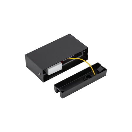 Plafond Oprawa Sufitowa Ogrodowa Lampa Kinkiet Elewacyjny LED 10W 500lm 3000K Ciepła Black Wodoodporna IP54 PIX LED 11367 Nowodvorski