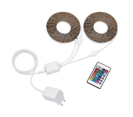 LED pásek RGB 30 m stmívatelný Vícebarevné dálkové ovládání Philips