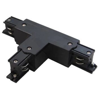 Trojitý T konektor pro třífázové přípojnice. černý