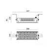Průmyslové svítidlo LED High Bay 120W 20400lm 4000K Neutral Black IP65 IK09 Nico Pro Kobi