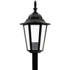 Zahradní lampa stojící venkovní lucerna 1xE27 tyč 96cm grafit