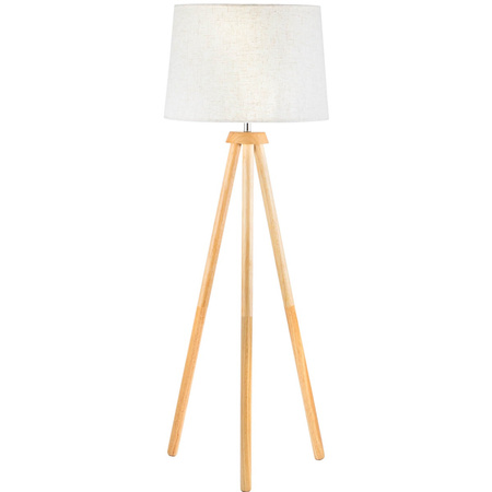 Stojací lampa E27, Nastavitelnou Výškou Béžová CLARA LUMILED