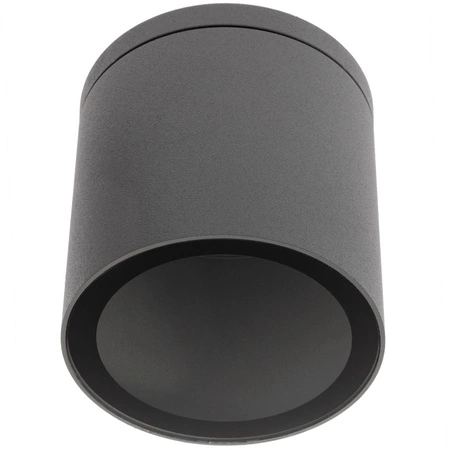 SPOT LED QUAZAR 18 GU10 IP44 stropní svítidlo KOBI ALUMINIUM kulatá šedá