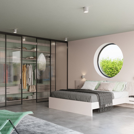 LED nástěnné svítidlo INEZ G9 Nástěnné svítidlo v přízemí šedé SOLLUX