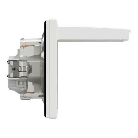 Jednoduchá zásuvka s rámečkem IP44 Jednoduchá zásuvka s klapkou SCHNEIDER ASFORA