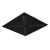 LED podhledový panel 60x60 Lamp 40W 4650lm 3000K Warm 80° Black Kanlux