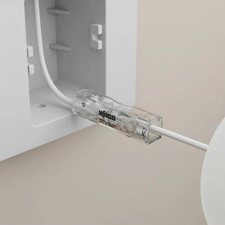 Instalační konektor Rychlokonektor 2773-2401 Průchozí otvor 2x4mm WAGO