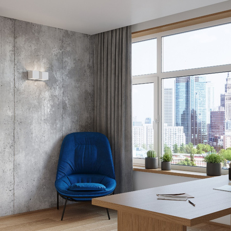 Nástěnné svítidlo LED QUAD 2xG9 Nástěnné svítidlo Top Down White SOLLUX