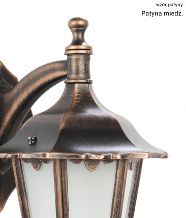 Hlava stínidla pro venkovní stojací zahradní lampu Retro Midi K 1018 M E27 Su-Ma